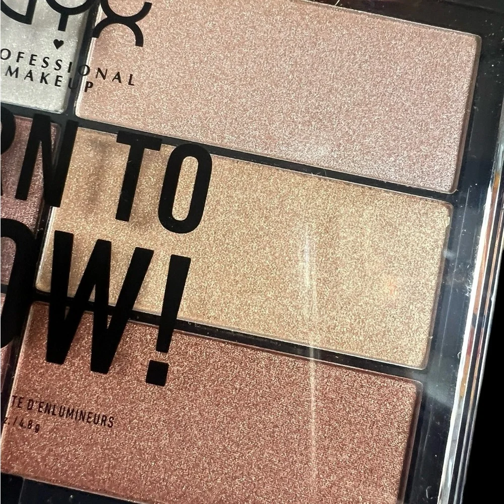 NYX Born to Glow Highlighting Palette 6 Shimmery Pearl Shades
